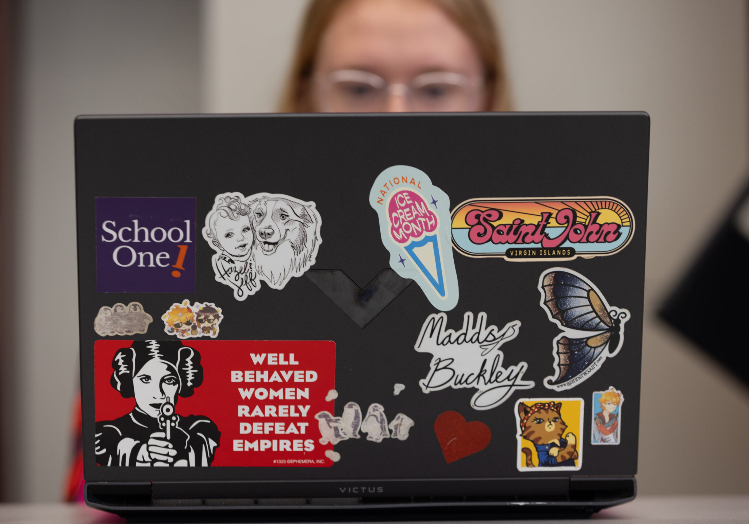 student picture cool laptop stickers (1)
